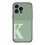 スリムプロテクションプレミアムケース［ オリジナル - initial two tone - K green ］