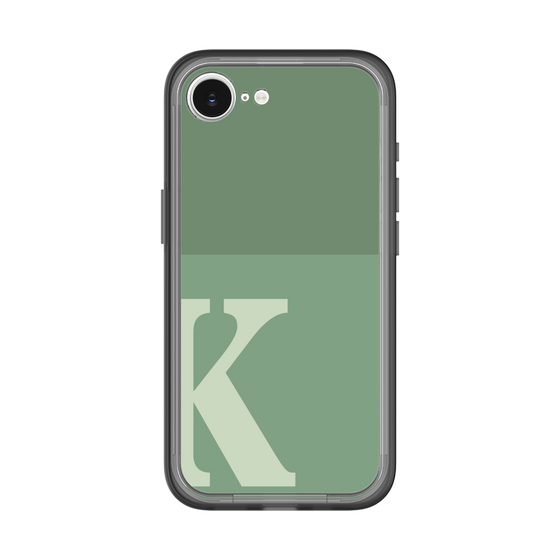 スリムプロテクションプレミアムケース［ オリジナル - initial two tone - K green ］