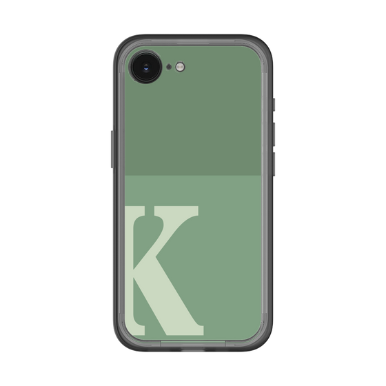 スリムプロテクションプレミアムケース［ オリジナル - initial two tone - K green ］
