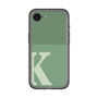 スリムプロテクションプレミアムケース［ オリジナル - initial two tone - K green ］
