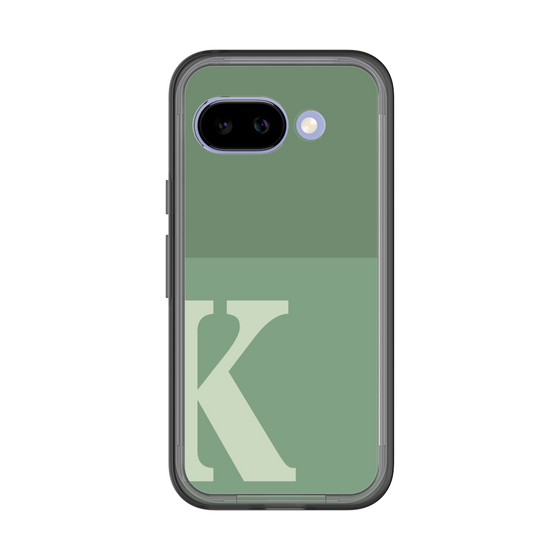 スリムプロテクションプレミアムケース［ オリジナル - initial two tone - K green ］