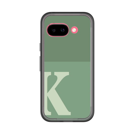 スリムプロテクションプレミアムケース［ オリジナル - initial two tone - K green ］