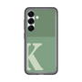 スリムプロテクションプレミアムケース［ オリジナル - initial two tone - K green ］