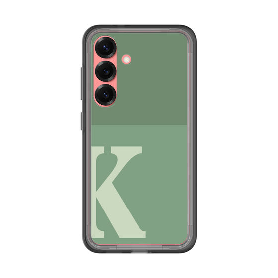 スリムプロテクションプレミアムケース［ オリジナル - initial two tone - K green ］