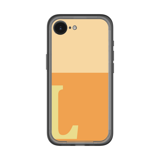 スリムプロテクションプレミアムケース［ オリジナル - initial two tone - L orange ］