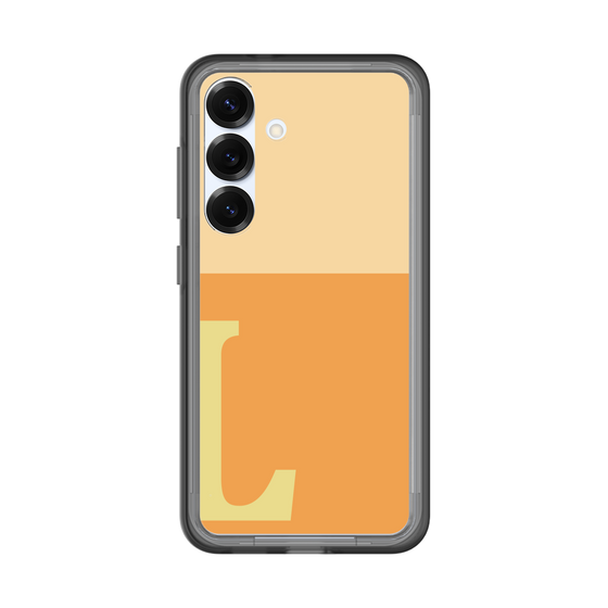 スリムプロテクションプレミアムケース［ オリジナル - initial two tone - L orange ］