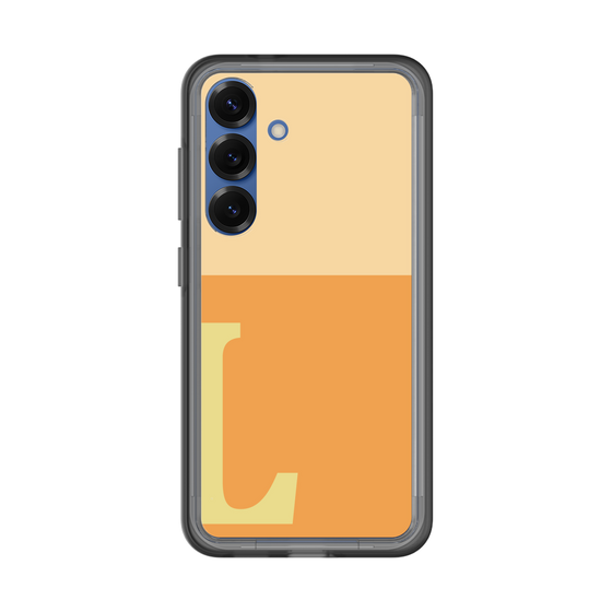 スリムプロテクションプレミアムケース［ オリジナル - initial two tone - L orange ］