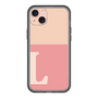 スリムプロテクションプレミアムケース［ オリジナル - initial two tone - L pink ］