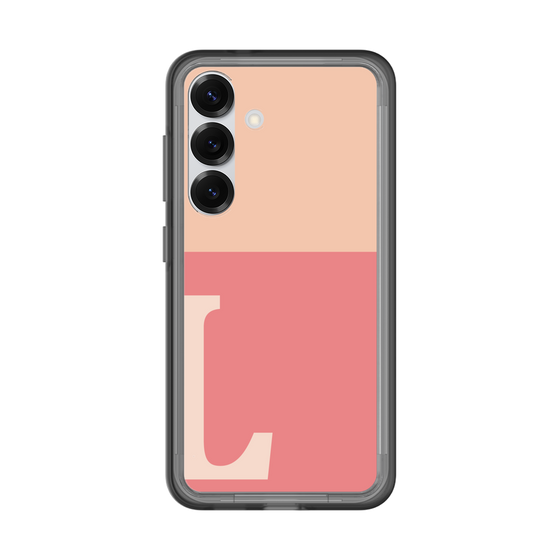 スリムプロテクションプレミアムケース［ オリジナル - initial two tone - L pink ］