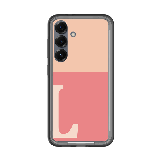 スリムプロテクションプレミアムケース［ オリジナル - initial two tone - L pink ］