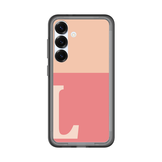 スリムプロテクションプレミアムケース［ オリジナル - initial two tone - L pink ］