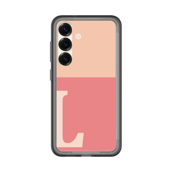 スリムプロテクションプレミアムケース［ オリジナル - initial two tone - L pink ］