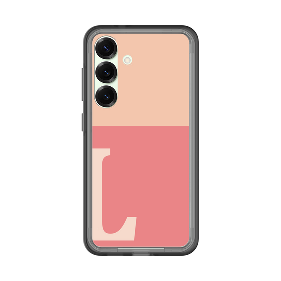 スリムプロテクションプレミアムケース［ オリジナル - initial two tone - L pink ］