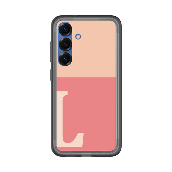 スリムプロテクションプレミアムケース［ オリジナル - initial two tone - L pink ］