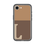 スリムプロテクションプレミアムケース［ オリジナル - initial two tone - L brown ］