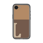 スリムプロテクションプレミアムケース［ オリジナル - initial two tone - L brown ］