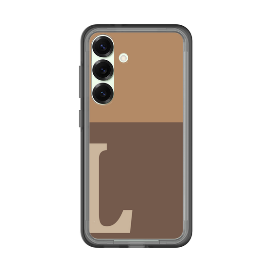 スリムプロテクションプレミアムケース［ オリジナル - initial two tone - L brown ］