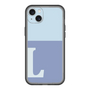 スリムプロテクションプレミアムケース［ オリジナル - initial two tone - L blue ］