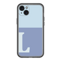 スリムプロテクションプレミアムケース［ オリジナル - initial two tone - L blue ］