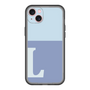 スリムプロテクションプレミアムケース［ オリジナル - initial two tone - L blue ］