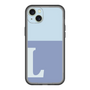 スリムプロテクションプレミアムケース［ オリジナル - initial two tone - L blue ］