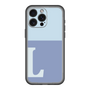 スリムプロテクションプレミアムケース［ オリジナル - initial two tone - L blue ］