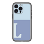 スリムプロテクションプレミアムケース［ オリジナル - initial two tone - L blue ］