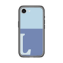 スリムプロテクションプレミアムケース［ オリジナル - initial two tone - L blue ］