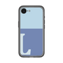 スリムプロテクションプレミアムケース［ オリジナル - initial two tone - L blue ］