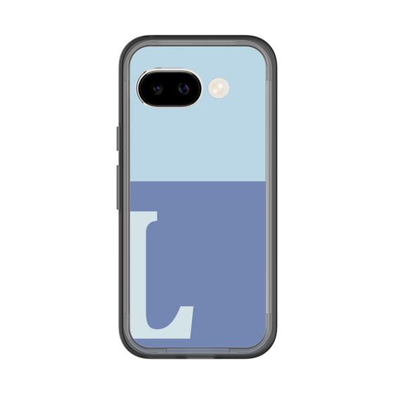スリムプロテクションプレミアムケース［ オリジナル - initial two tone - L blue ］