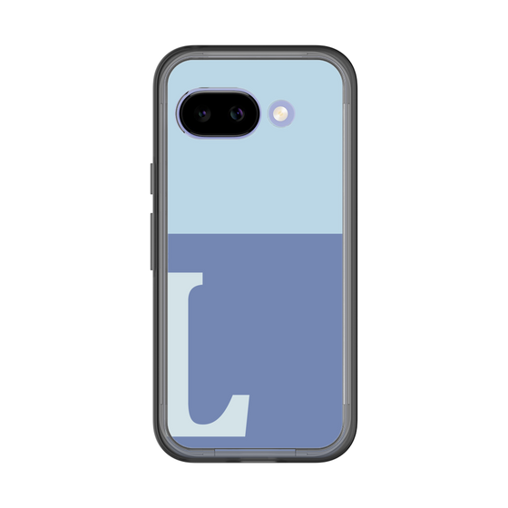 スリムプロテクションプレミアムケース［ オリジナル - initial two tone - L blue ］