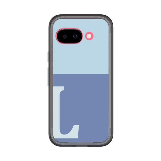 スリムプロテクションプレミアムケース［ オリジナル - initial two tone - L blue ］