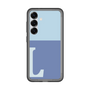 スリムプロテクションプレミアムケース［ オリジナル - initial two tone - L blue ］