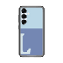 スリムプロテクションプレミアムケース［ オリジナル - initial two tone - L blue ］