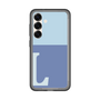 スリムプロテクションプレミアムケース［ オリジナル - initial two tone - L blue ］