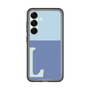 スリムプロテクションプレミアムケース［ オリジナル - initial two tone - L blue ］