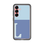 スリムプロテクションプレミアムケース［ オリジナル - initial two tone - L blue ］