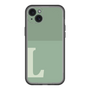 スリムプロテクションプレミアムケース［ オリジナル - initial two tone - L green ］