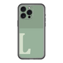 スリムプロテクションプレミアムケース［ オリジナル - initial two tone - L green ］