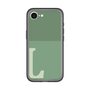 スリムプロテクションプレミアムケース［ オリジナル - initial two tone - L green ］