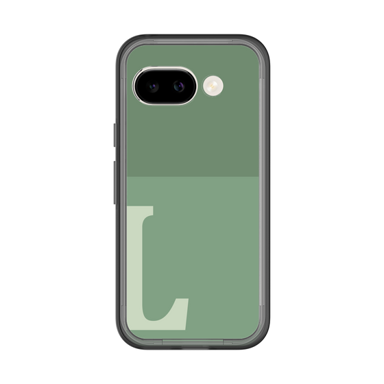 スリムプロテクションプレミアムケース［ オリジナル - initial two tone - L green ］