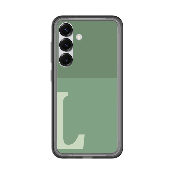 スリムプロテクションプレミアムケース［ オリジナル - initial two tone - L green ］