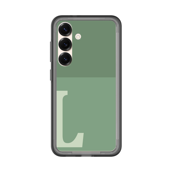 スリムプロテクションプレミアムケース［ オリジナル - initial two tone - L green ］