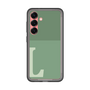 スリムプロテクションプレミアムケース［ オリジナル - initial two tone - L green ］