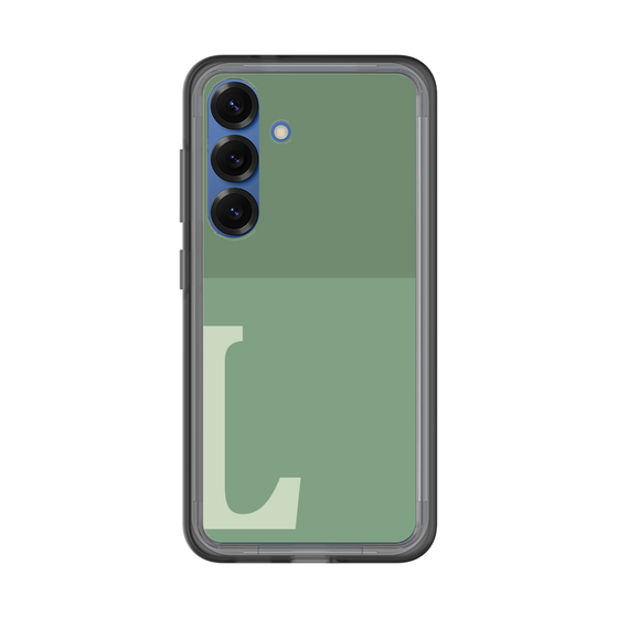 スリムプロテクションプレミアムケース［ オリジナル - initial two tone - L green ］