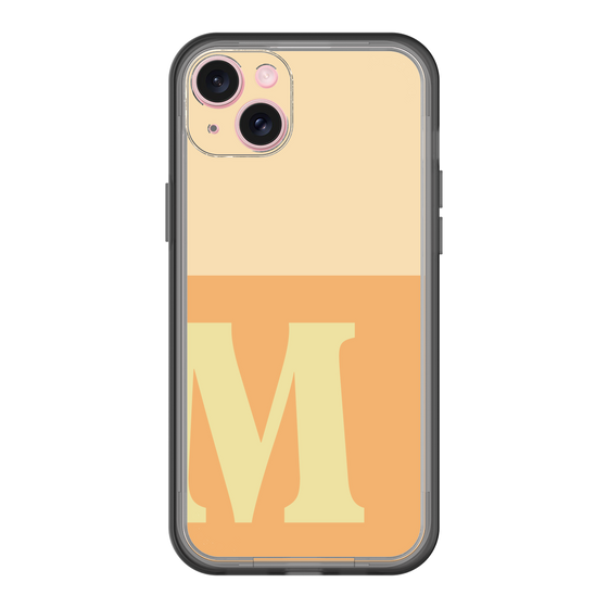 スリムプロテクションプレミアムケース［ オリジナル - initial two tone - M orange ］
