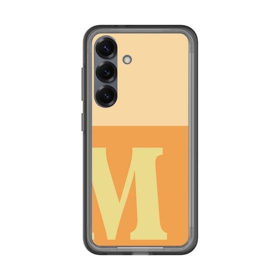 スリムプロテクションプレミアムケース［ オリジナル - initial two tone - M orange ］