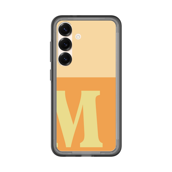 スリムプロテクションプレミアムケース［ オリジナル - initial two tone - M orange ］