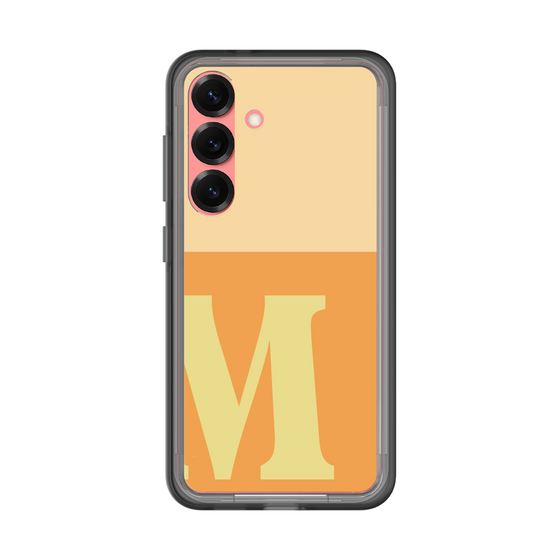 スリムプロテクションプレミアムケース［ オリジナル - initial two tone - M orange ］