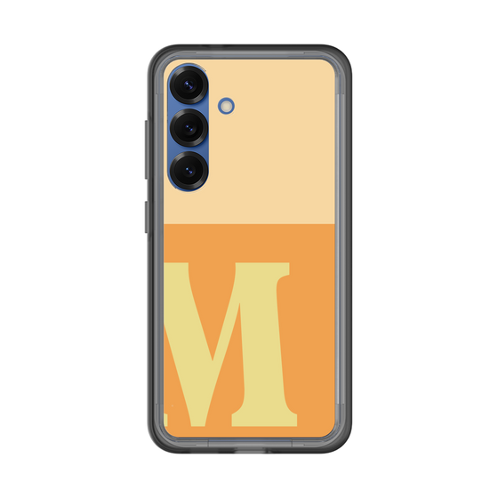 スリムプロテクションプレミアムケース［ オリジナル - initial two tone - M orange ］